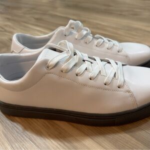 Perry Ellis White and Black Men's Sneakers